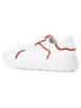 Gabor Leren sneakers wit/rood