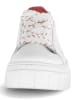 Gabor Skórzane sneakersy w kolorze biało-czerwonym