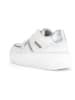 Gabor Leren sneakers wit/zilverkleurig