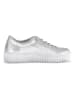 Gabor Leder-Sneakers in Silber