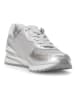 Gabor Leder-Sneakers in Silber/ Grau