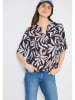 Cecil Bluse in Braun/ Hellblau/ Weiß