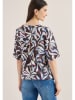 Cecil Bluse in Braun/ Hellblau/ Weiß