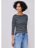 Street One Longsleeve donkerblauw/wit