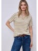 Street One Poloshirt beige/wit