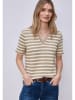 Street One Poloshirt beige/wit