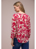 Street One Blouse rood/crème