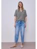 Street One Blouse donkerblauw/crème