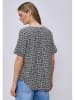 Street One Blouse donkerblauw/crème