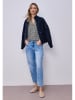 Street One Blouse donkerblauw/crème