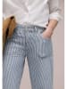 Street One Broek donkerblauw/wit