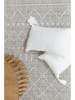 Mioli Kurzflor-Teppich in Grau/ Creme
