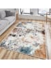 Mioli Laagpolig tapijt beige/blauw