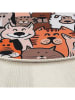 Mioli Laagpolig tapijt "Woopamuk" oranje/beige/lichtbruin