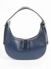 Florence Bags Leren schoudertas "Tim" donkerblauw - (B)23 x (H)12 x (D)7,5 cm