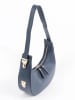 Florence Bags Skórzana torebka "Tim" w kolorze granatowym - 23 x 12 x 7,5 cm