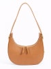 Florence Bags Leder-Schultertasche "Tim" in Hellbraun - (B)23 x (H)12 x (T)7,5 cm