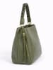 Florence Bags Leren handtas "Hoppo" kaki - (B)32 x (H)26 x (D)11 cm