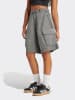 adidas Jeansbermudas - loose fit - grijs