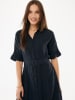 Mexx Linnen jurk donkerblauw