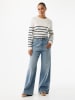 Mexx Pullover "Aster" in Weiß/ Dunkelblau