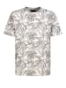 Sublevel Shirt in Weiß/ Taupe
