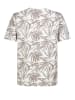 Sublevel Shirt in Weiß/ Taupe