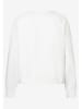 More & More Sweatshirt in Weiß/ Rot