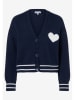 More & More Vest donkerblauw/wit