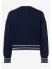 More & More Vest donkerblauw/wit