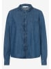 More & More Jeansbluse in Dunkelblau
