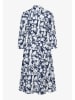 More & More Kleid in Dunkelblau/ Creme