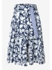 More & More Rok donkerblauw/wit