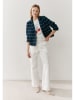 More & More Blazer donkerblauw/wit
