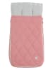 Kaiser Naturfellprodukte Sommer-Fußsack "Anny" in Rosa - (L)90 x (B)42 cm