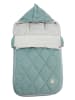 Kaiser Naturfellprodukte Sommer-Fußsack "Anny" in Mint - (L)90 x (B)42 cm