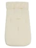 Kaiser Naturfellprodukte Sommer-Fußsack "Tiffy" in Creme - (L)90 x (B)42 cm