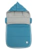 Kaiser Naturfellprodukte Sommer-Fußsack "Tiffy" in Blau - (L)90 x (B)42 cm