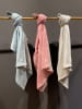 Kaiser Naturfellprodukte Sommerdecke "Playa" in Rosa/ Hellgrau - (L)100 x (B)75 cm