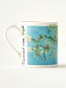 BELLA MAISON Tasse "Van Gogh" in Türkis/ Weiß - 390 ml