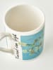 BELLA MAISON Tasse "Van Gogh" in Türkis/ Weiß - 390 ml