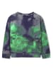 HUGO Sweatshirt in Dunkelblau/ Grün