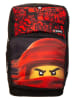 LEGO 2-delige schooltasset "LEGO NINJAGO" zwart/rood - (B)42 x (H)25 x (D)17 cm