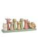G. Wurm Vase "Animal heads" in Bunt - (B)30 x (H)10 x (T)6 cm 
