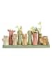 G. Wurm Vase "Animal heads" in Bunt - (B)30 x (H)10 x (T)6 cm 