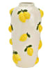 G. Wurm Wazon "Lemon" w kolorze biało-żółtym - wys. 27 x Ø 15 cm
