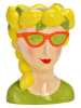 G. Wurm Vaas "Woman" geel/groen - (H)17 x Ø 12 cm