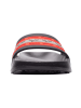 Kangaroos Pantoletten "K-Slide Stripe" in Schwarz/Rot