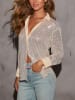 Milan Kiss Bluzka w kolorze kremowym