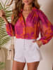 Milan Kiss Blouse roze/oranje